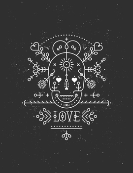 LOVE: Art Skull - Sketchbook Blank Paper Sketchbook for Drawing, Crayon Coloring, Doodling & Writing, Painting for Artists, Teens, Students,  Adults and Kids (forever)