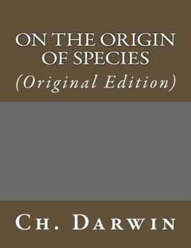 Paperback On the Origin of Species: (Original Edition) Book