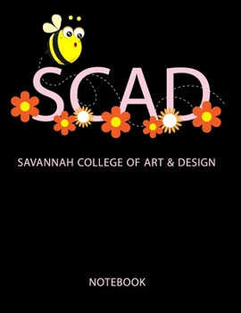 SCAD Notebook: Savannah College Of Art and Design Notebook, Ruled Paper, Composition Book Journal, 8.5 x 11 inch, 120 page.