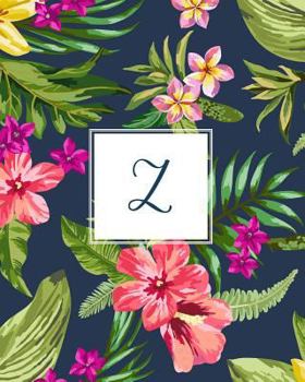 Z : Tropical Floral, 150 Pages, 8 X 10