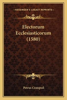 Paperback Electorum Ecclesiasticorum (1580) [Latin] Book
