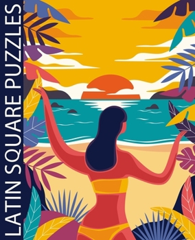 Paperback Latin Square Puzzles: 200 Challenging Letter Puzzles (Large Print) [Large Print] Book