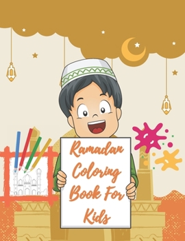 Paperback Ramadan coloring book for kids: My ramadan coloring book