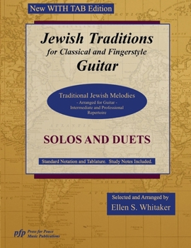Paperback Jewish Traditions for Classical and Fingerstyle Guitar: WITH TAB Edition Book