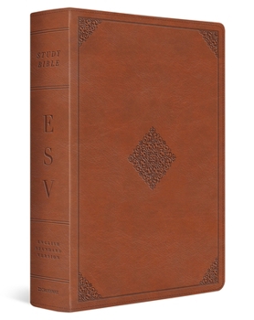 Imitation Leather ESV Study Bible (Trutone, English Saddle, Ornament Design) Book