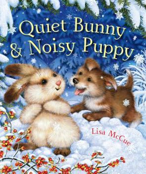 Hardcover Quiet Bunny & Noisy Puppy Book