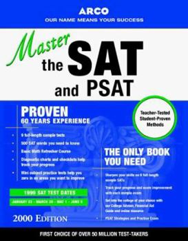 Paperback Master the SAT and PSAT Book