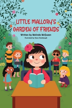 Paperback Little Mallory's Garden of Friends [Large Print] Book