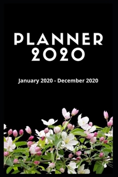 Paperback 2020 Planner: Navy Floral Book