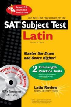 Paperback SAT Subject Test: Latin: The Best Test Preparation [With CD ROM] Book