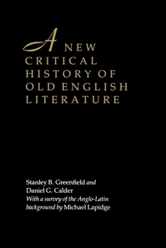 Paperback A New Critical History of Old English Literature Book