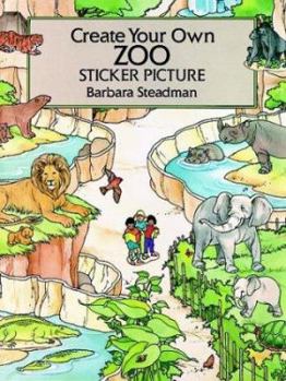 Paperback Create Your Own Zoo Sticker Picture Book