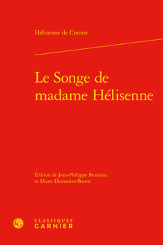Hardcover Le Songe de Madame Helisenne [French] Book