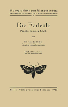 Paperback Die Forleule: Panolis Flammea Schiff [German] Book