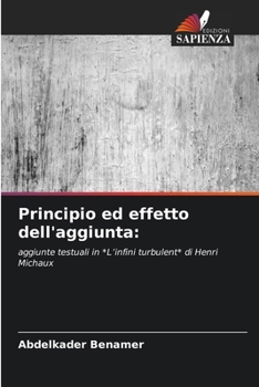 Paperback Principio ed effetto dell'aggiunta [Italian] Book