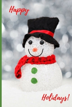 Happy Holidays!: Lined Notebook Journal, 120 pages, A5 sized
