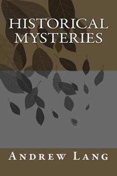 Paperback Historical Mysteries Book