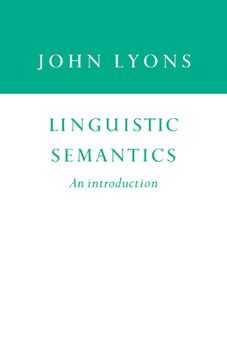 Paperback Linguistic Semantics: An Introduction Book