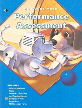 Paperback California Harcourt Math Performance Assessment: Grade 3 Book