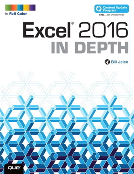 Paperback Excel 2016 in Depth Book