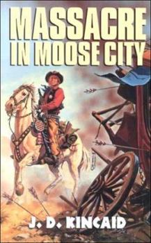 Paperback Massacre in Moose City [Large Print] Book