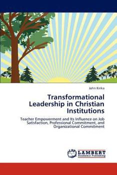 Paperback Transformational Leadership in Christian Institutions Book