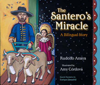 Hardcover The Santero's Miracle: A Bilingual Story Book