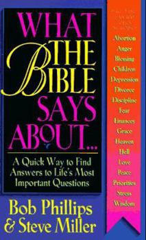 Paperback What the Bible Says About... Book
