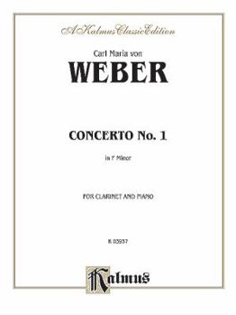 Paperback Clarinet Concerto No. 1 in F Minor, Op. 73 (Orch.): Part(s) (Kalmus Edition) Book