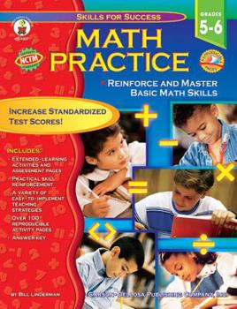 Paperback Math Practice, Grades 5 - 6: Reinforce and Master Basic Math Skills Book