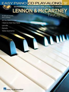 Paperback Lennon & McCartney Favorites: Easy Piano CD Play-Along Volume 24 [With CD (Audio)] Book