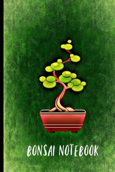 Bonsai Notebook: Japanese Garden Book Notepad Notebook Composition and Journal Gratitude Dot Diary