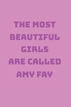 Amy Fay Girl Woman Notebook: Graph Paper Journal 6x9 - 120 Pages