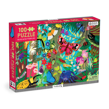 Misc. Bugs & Butterflies 100 Piece Puzzle Book