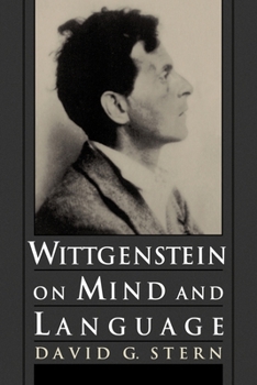 Paperback Wittgenstein on Mind and Language Book
