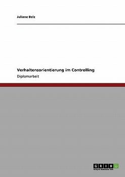 Paperback Verhaltensorientierung im Controlling [German] Book