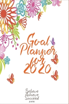 Goal Planner 2020 For And. Daily and monthly  Planner. With To Do’s, Notes, Habit Tracker & Gratitude. January 2020 - December 2020-: Pink Goal Planner for 2020. daily and monthly  planner. 365 pages.