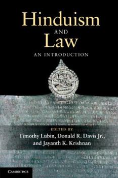 Paperback Hinduism and Law Book