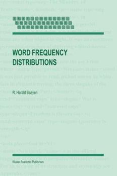 Hardcover Word Frequency Distributions Book