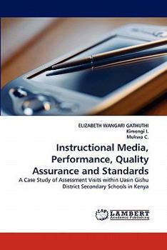 Paperback Instructional Media, Performance, Quality Assurance and Standards Book