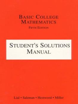 Paperback Basic College Math Student Solutions Manual 5th Ed Book