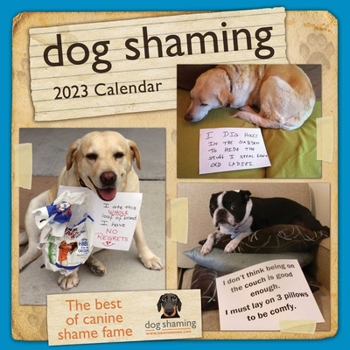 Calendar Dog Shaming 2023 Wall Calendar Book