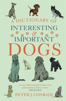 Paperback A Dictionary of Interesting and Important Dogs: A Wonderful and Witty Homage to Man's Most Faithful Friend Book