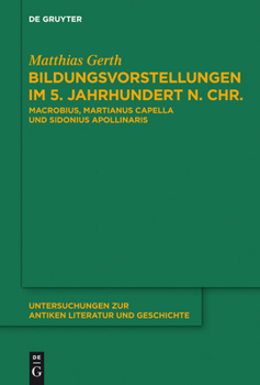 Hardcover Bildungsvorstellungen im 5. Jahrhundert n. Chr. [German] Book