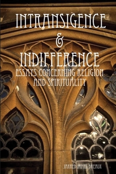 Paperback Intransigence & Indifference: Essays Concerning Religion and Spirituality Book