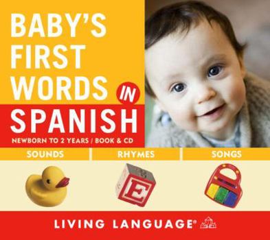 Audio CD Baby's First Words in Spanish [With Lyric Sheet and Booklet] Book