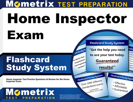 Misc. Home Inspector Exam Flashcard Study System: Home Inspector Test Practice Questions & Review for the Home Inspector Exam Book