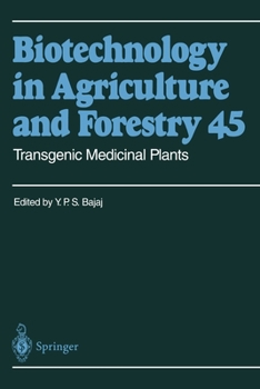 Paperback Transgenic Medicinal Plants Book