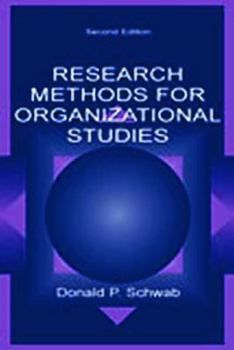 Paperback Research Methods for Organizational Studies Book