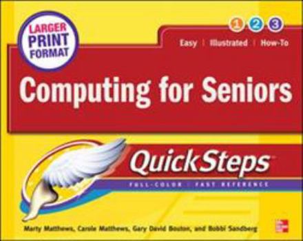 Paperback Computing for Seniors QuickSteps [Large Print] Book